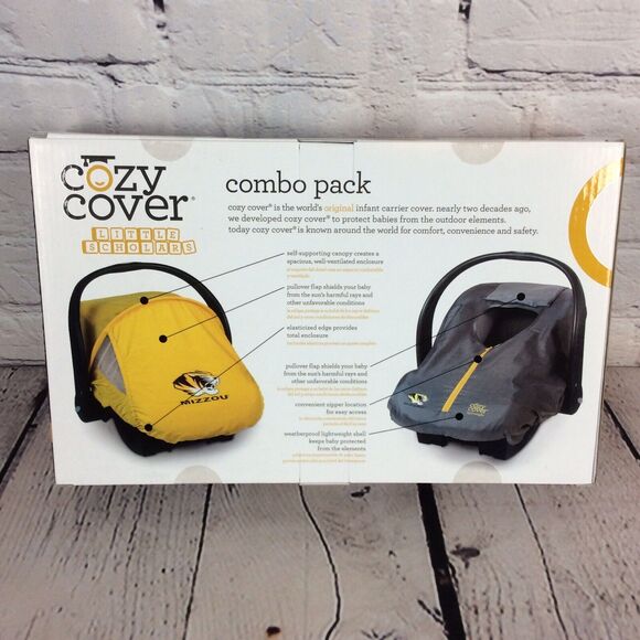 U Of Missouri Mizzou Tigers NCAA Cozy Cover Combo Pack Sun/Bug & Lightweight - Picture 6 of 6